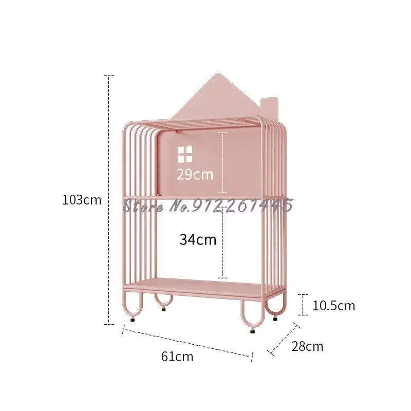 Children's Bookshelf Storage Integrated Floor Small Baby Picture