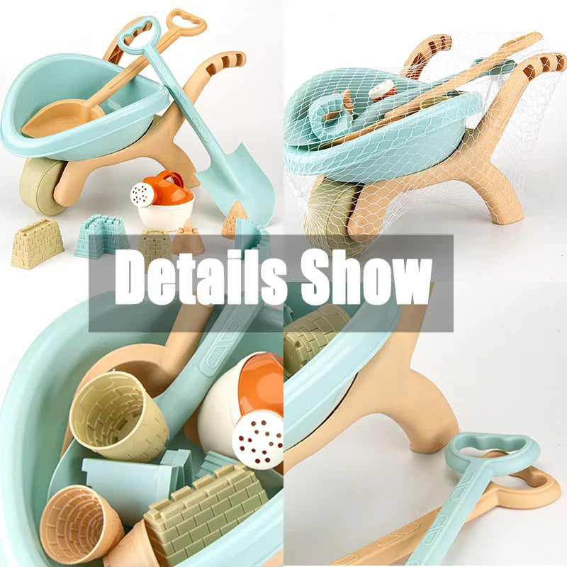 Children Beach Toys Sand Digging Cart Toy Beach