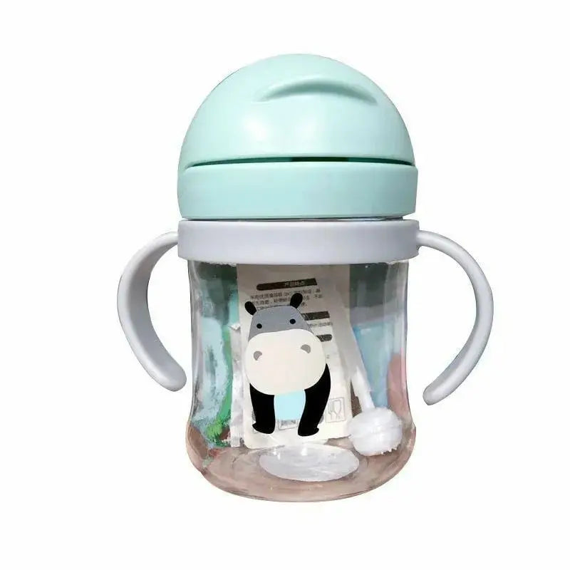 Children Cute Straw Cup Kindergarten Water Cup With