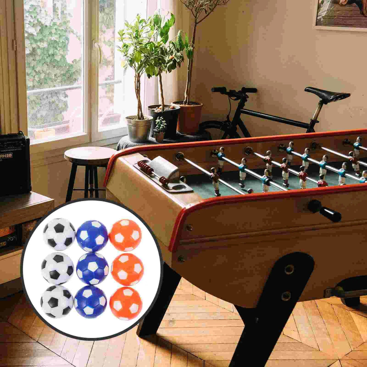 Children's Mini Table Football Machine Accessories 28mm Color