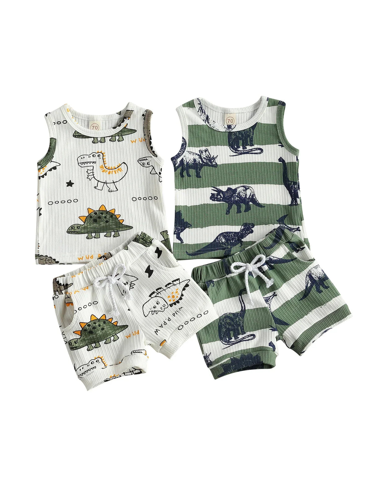 Citgeett Summer Infant Baby Boys Girls Tracksuits Cartoon