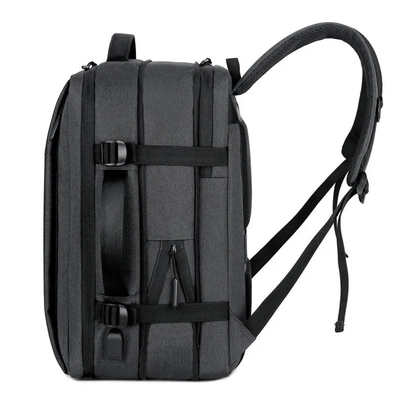 Classic Travel Backpack Men Business Backpack School Expandable