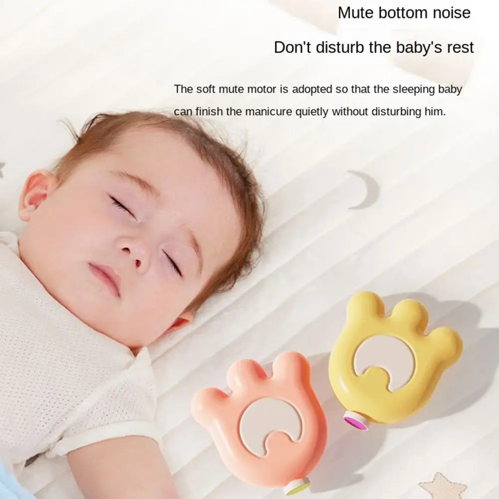 Colorful Grinding Head Electric Baby Nail Clipper Nail