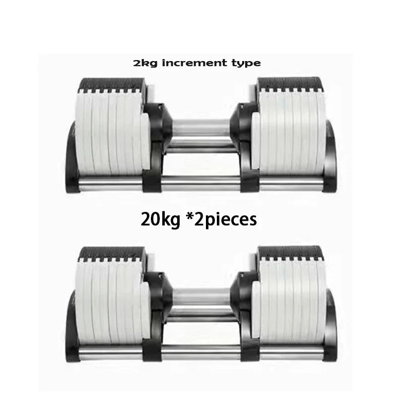 Colorful Paint Adjustable Dumbbell, Gym Fitness Dumbbells, Incremental