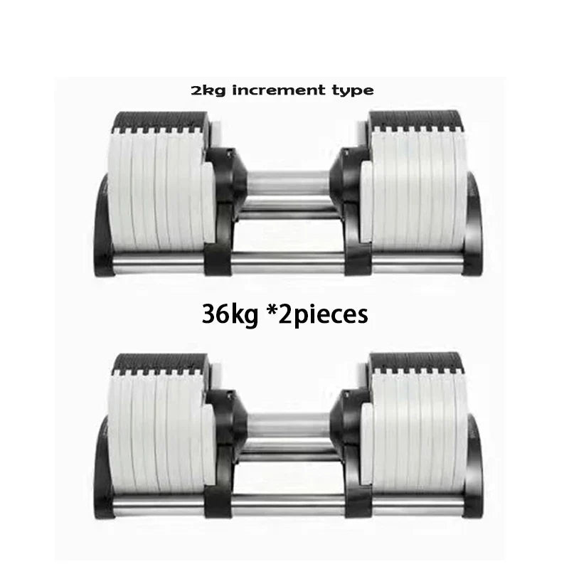 Colorful Paint Adjustable Dumbbell, Gym Fitness Dumbbells, Incremental