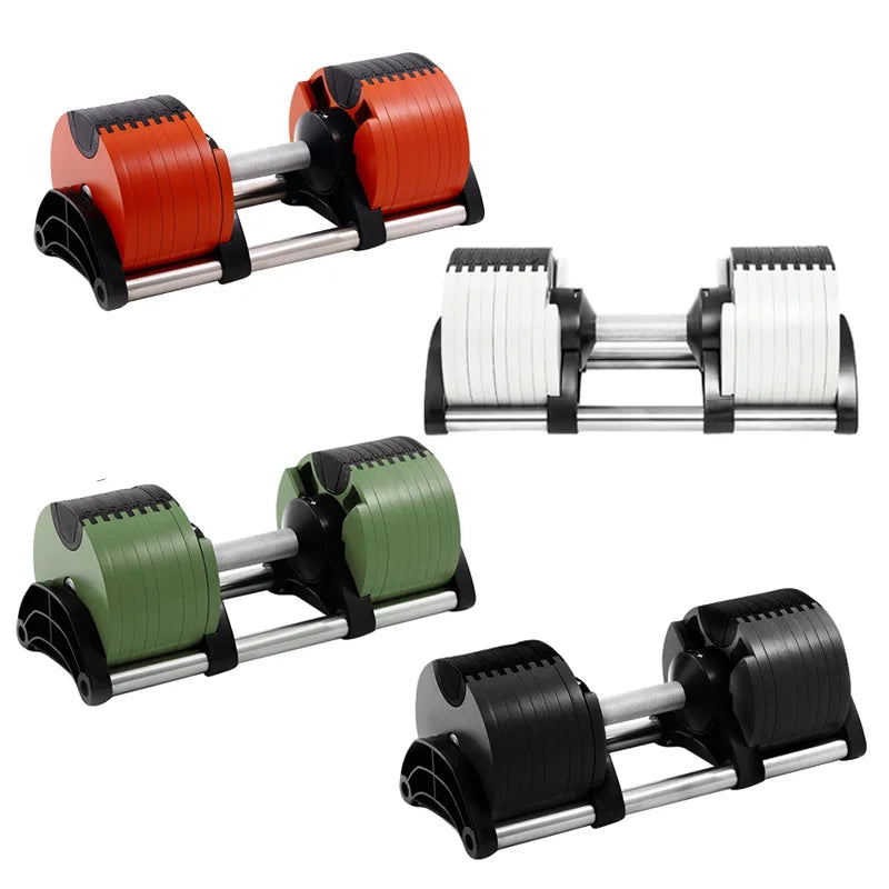 Colorful Paint Adjustable Dumbbell, Gym Fitness Dumbbells, Incremental