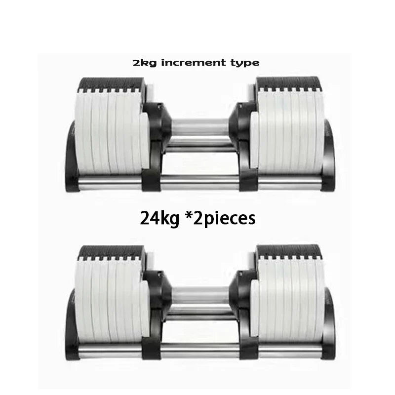 Colorful Paint Adjustable Dumbbell, Gym Fitness Dumbbells, Incremental