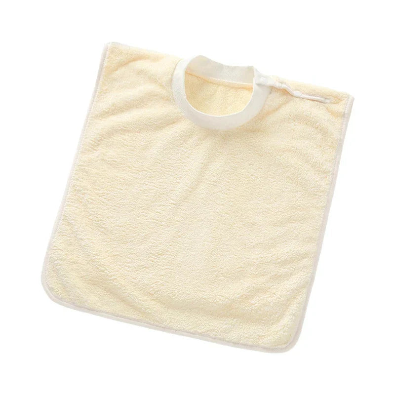 Coral Fleece Baby Bibs Toothbrush Towel Feeding Burp