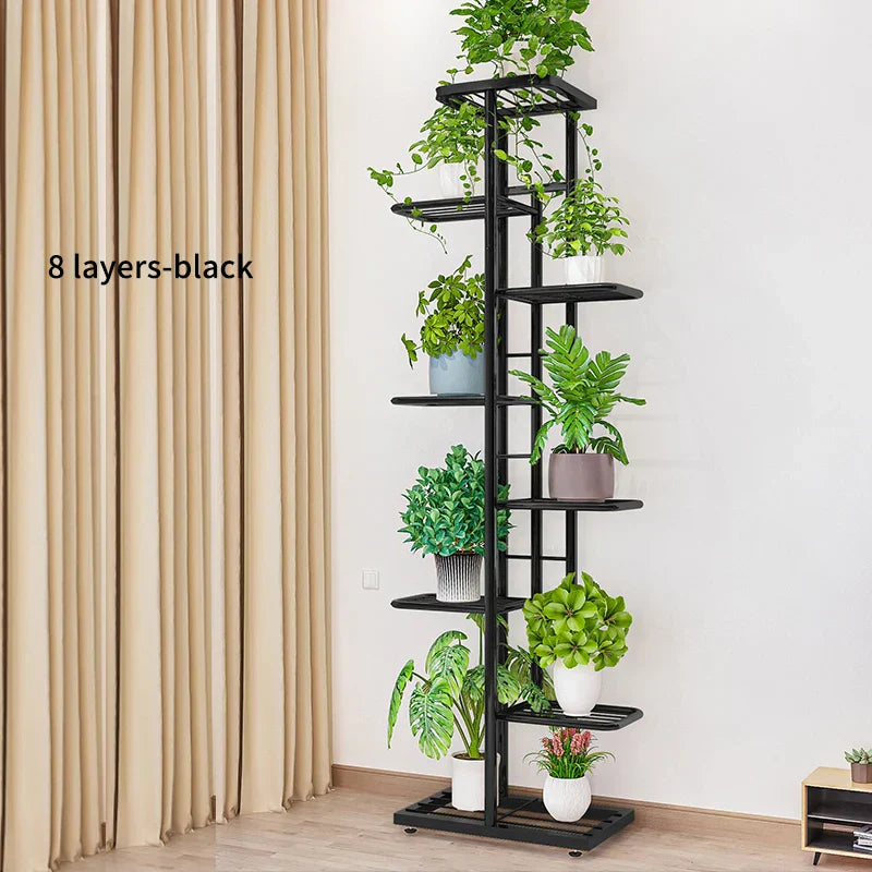 Cordlal Shining Stand For Flowers Iron 6/7/8Layers Plant