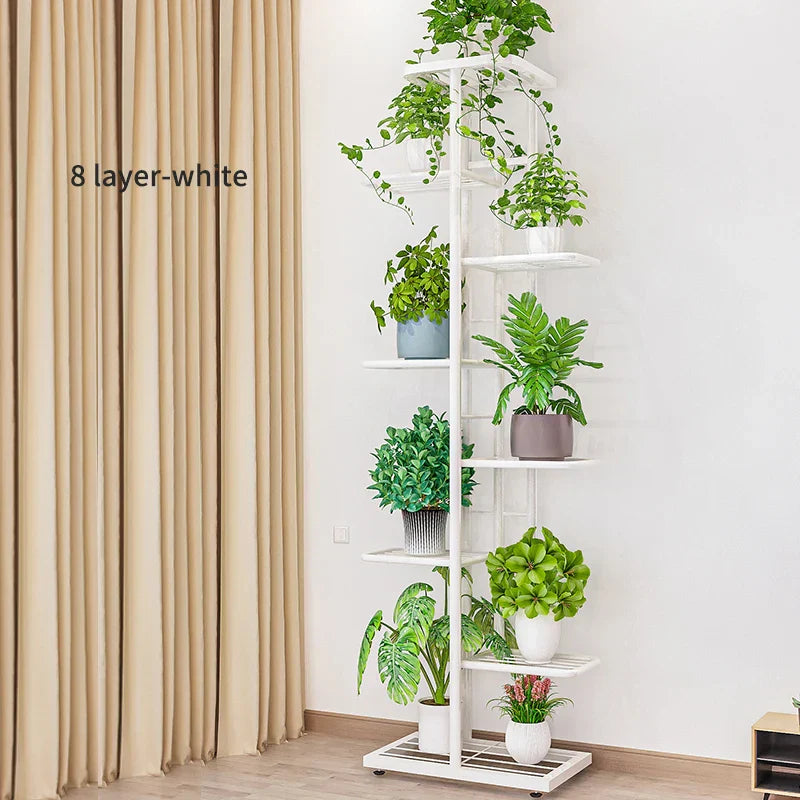 Cordlal Shining Stand For Flowers Iron 6/7/8Layers Plant