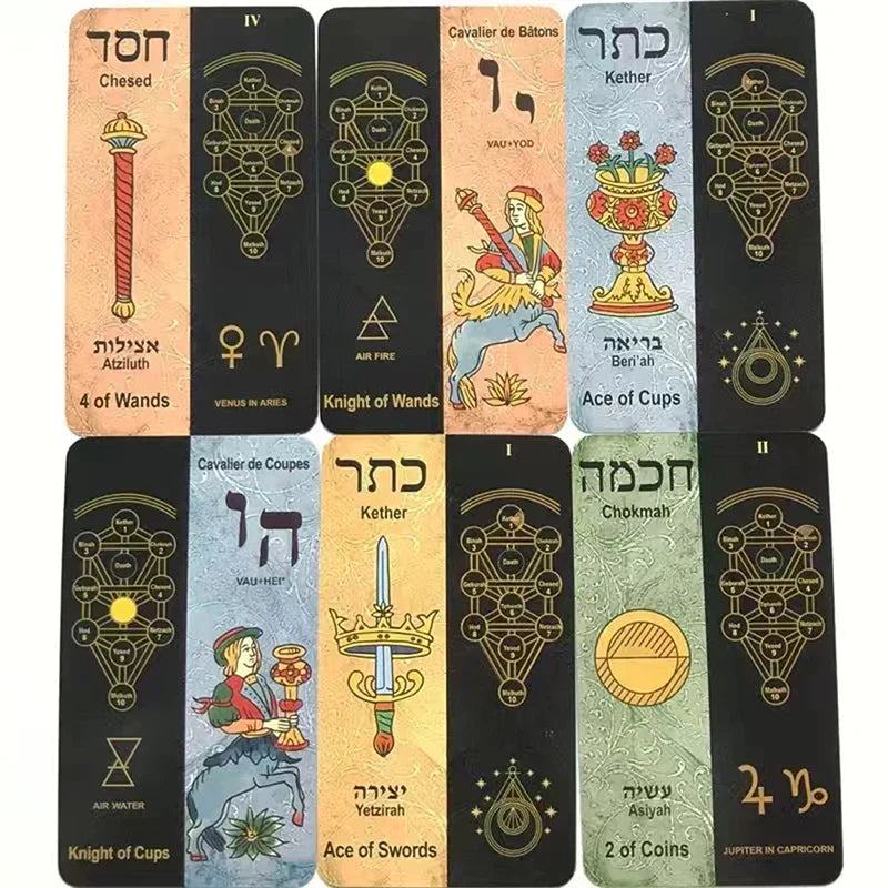 Couple Games for Excitement Kabbalah Tarot Classic Kabbalistic