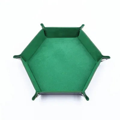 Creative Foldable Dice Tray Box PU Leather Folding
