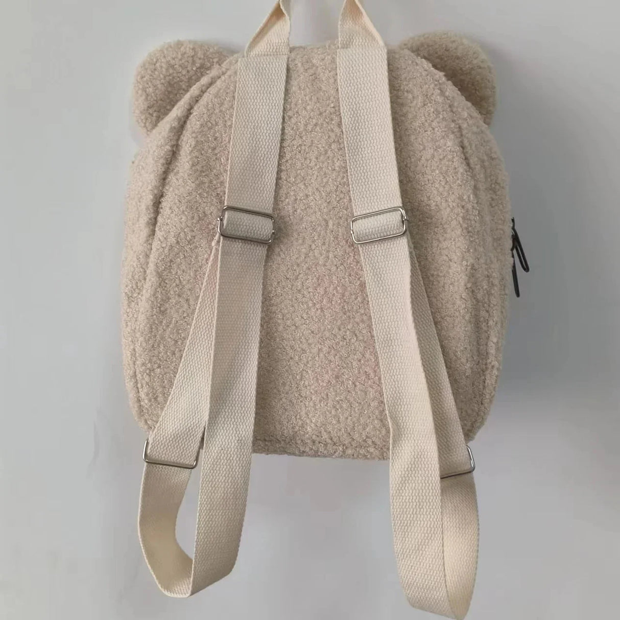 Cute Bear Plush Backpack Embroidered Name Autumn Winter