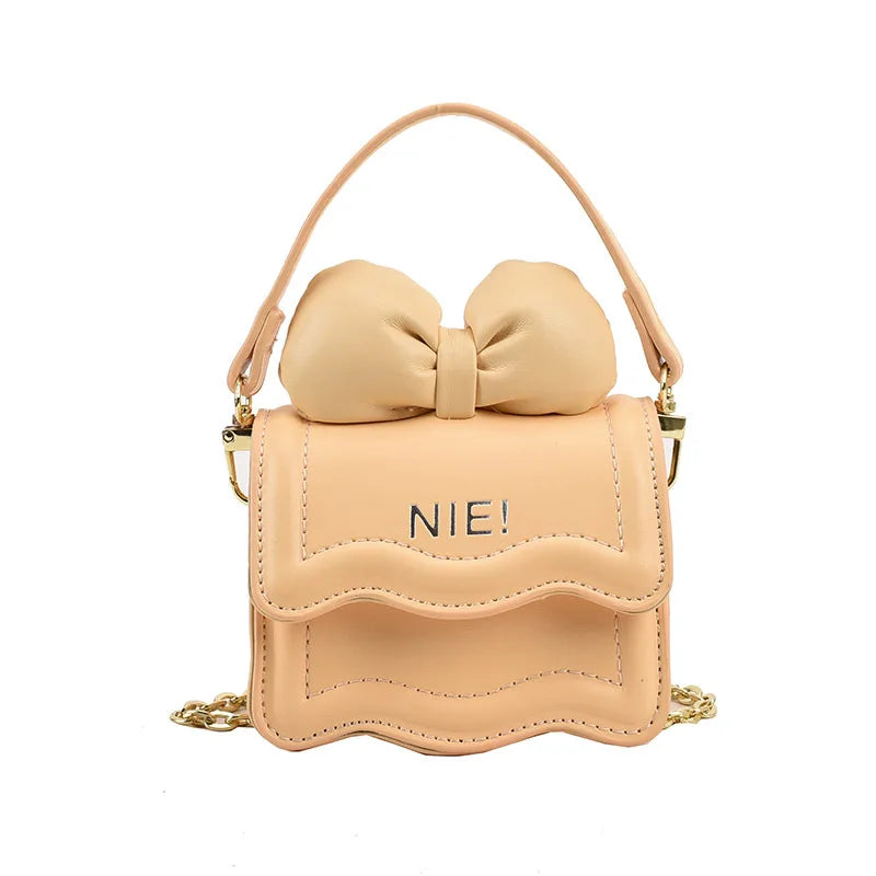 Cute Children's Handbag for Girls Vintage PU Leather