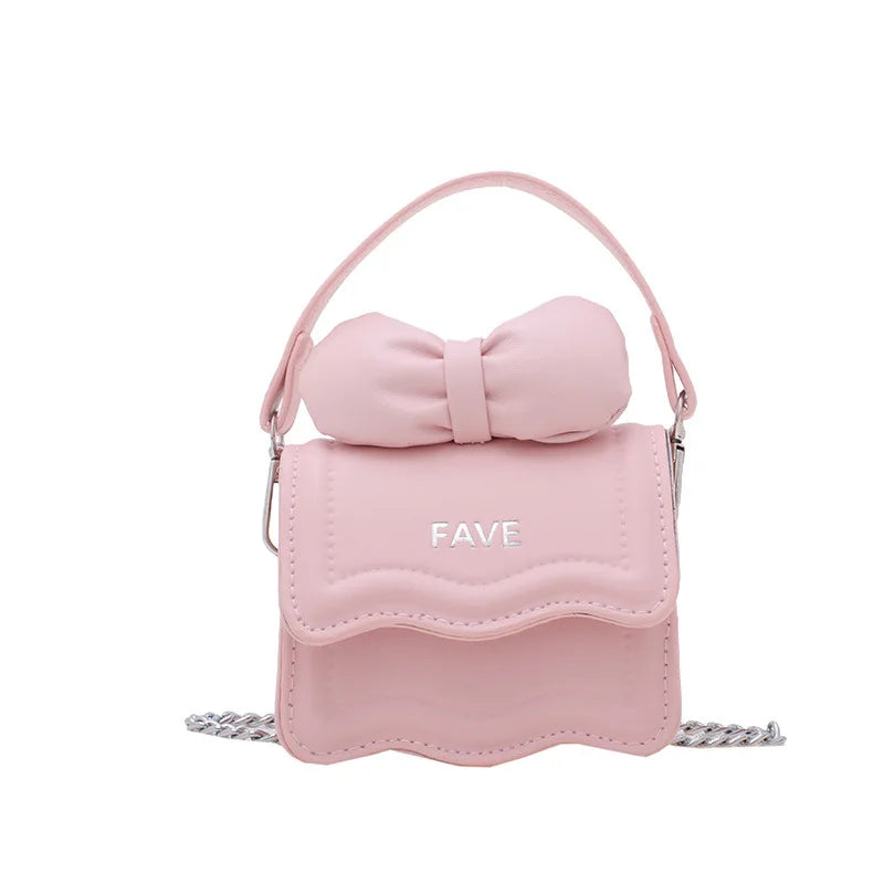 Cute Children's Handbag for Girls Vintage PU Leather