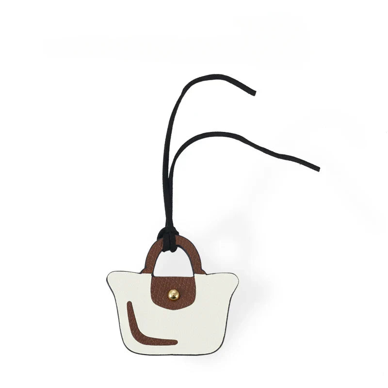 Cute Small Bag of Cowhide Pendant Cute Mini