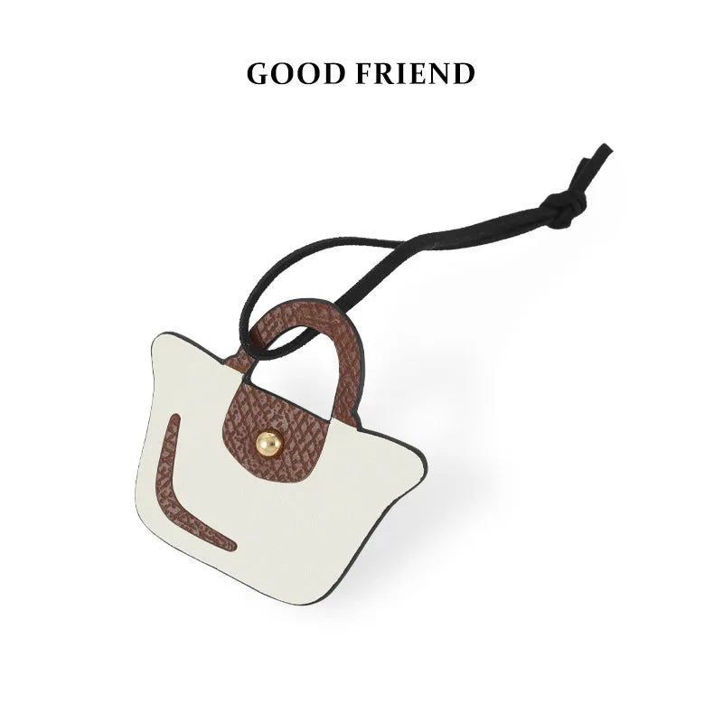 Cute Small Bag of Cowhide Pendant Cute Mini