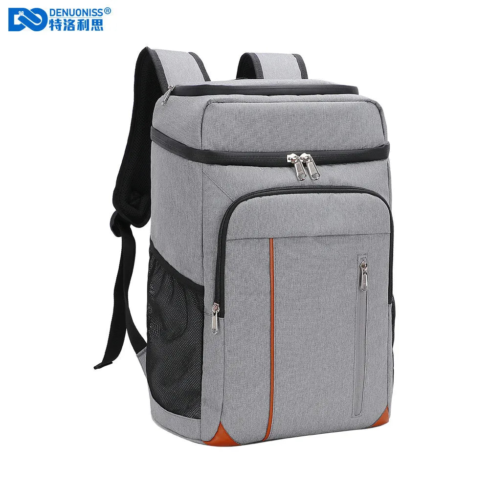DENUONISS 22L Cooler Bag 100% Leakpoof Large Insulated Bag Outdoor Picnic Beach Thermal Bag Cooler Car Refrigerator For Food