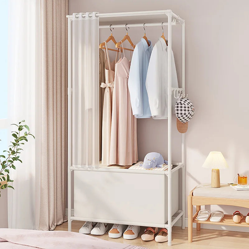 DIY Assembly Wardrobe Household Hanging Clothes Racks Bedroom