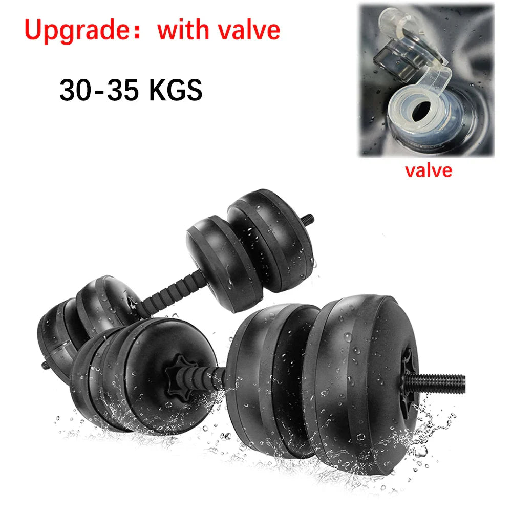 Deiris 1-35 KG Water Filled Travel Dumbbell Sets