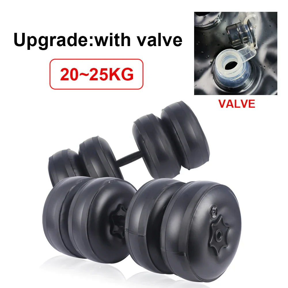 Deiris 1-35 KG Water Filled Travel Dumbbell Sets
