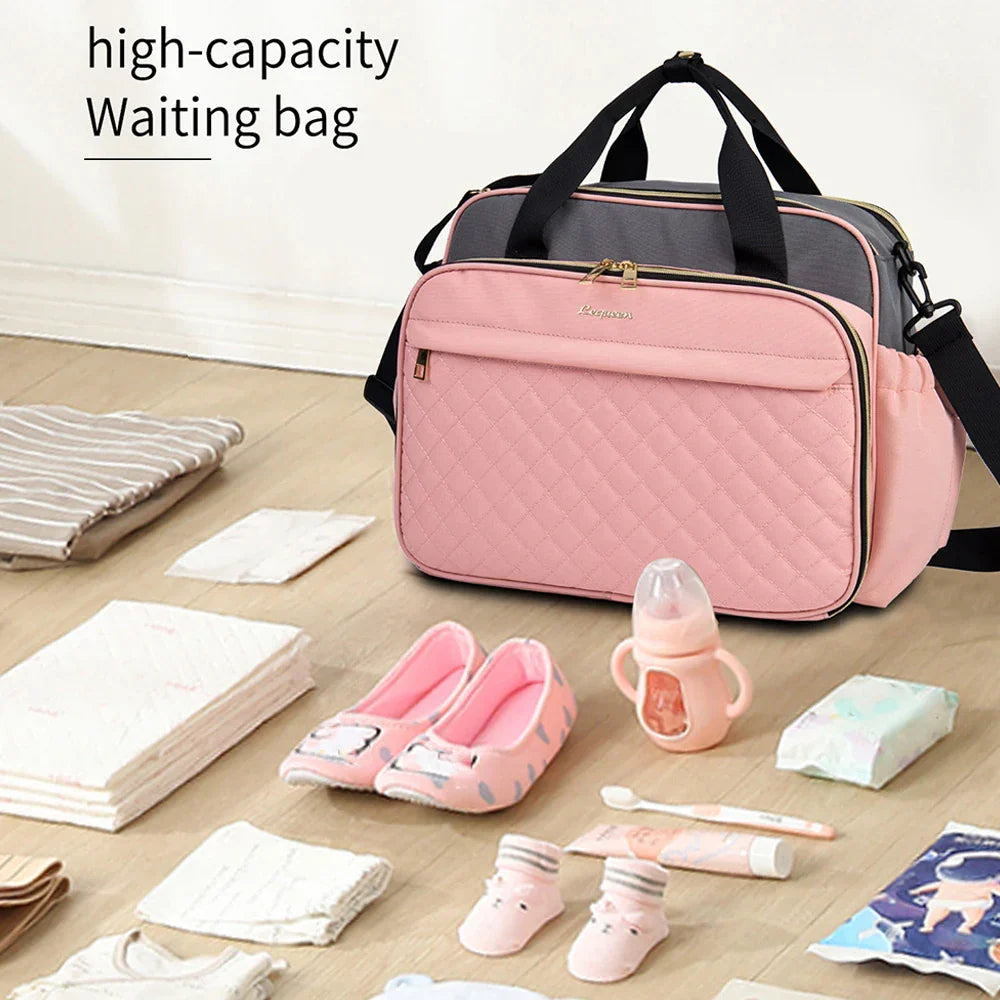 Diaper Bag Nursing Bag Mummy Maternity Nappy Pink