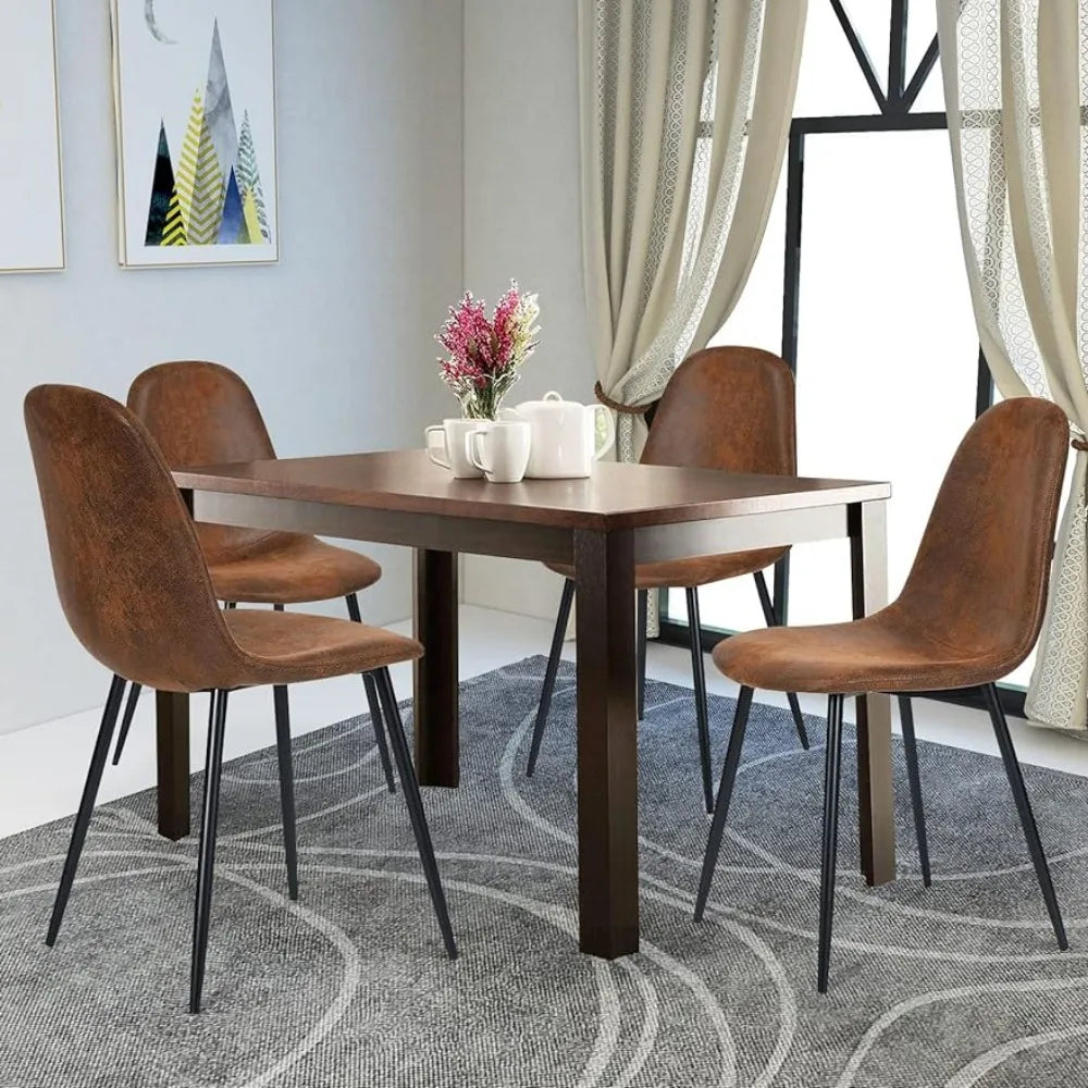 Dining Chairs Set of 4 Lounge Kitchen Chairs