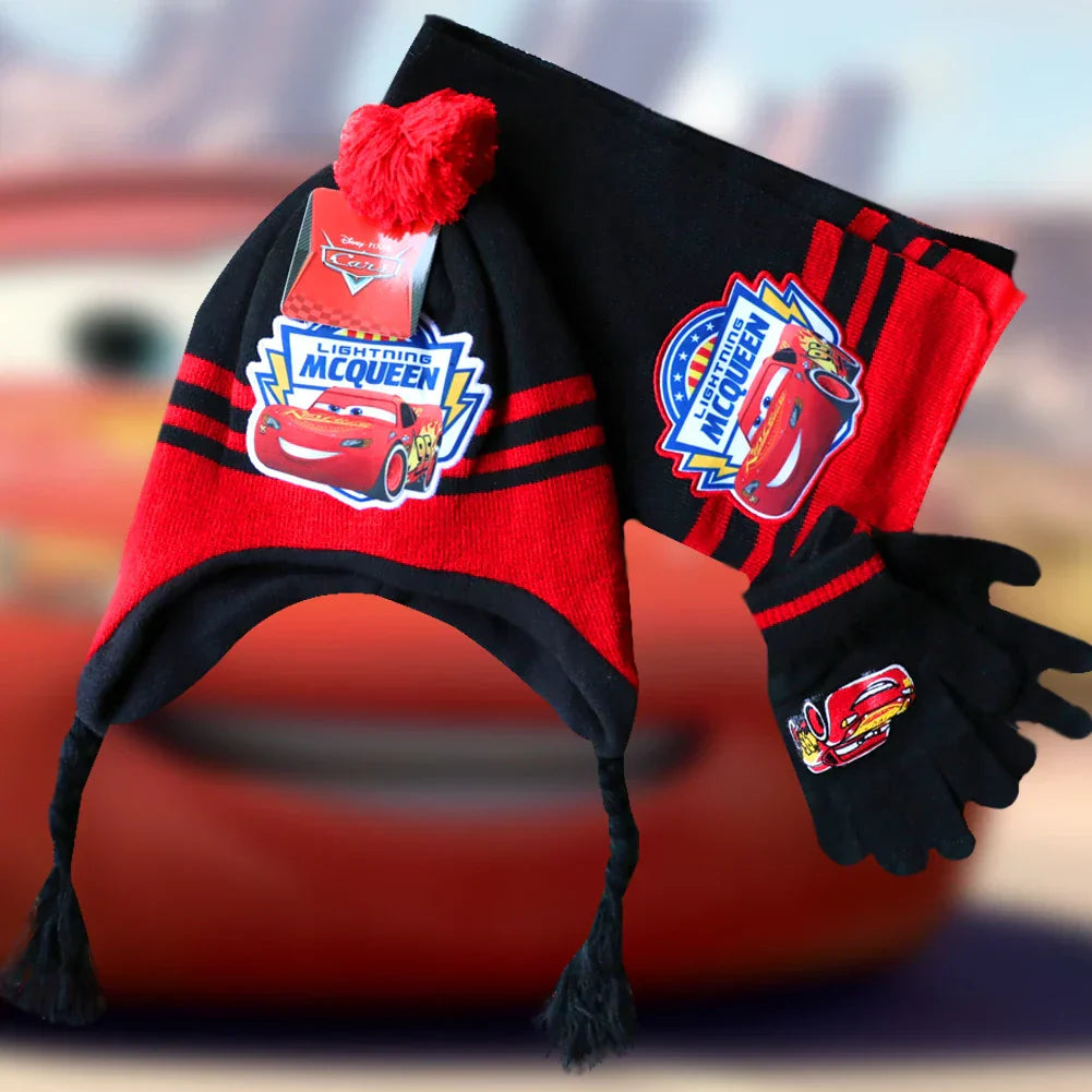 Disney Autumn Winter Cute Children Cars Cartoon Scarf