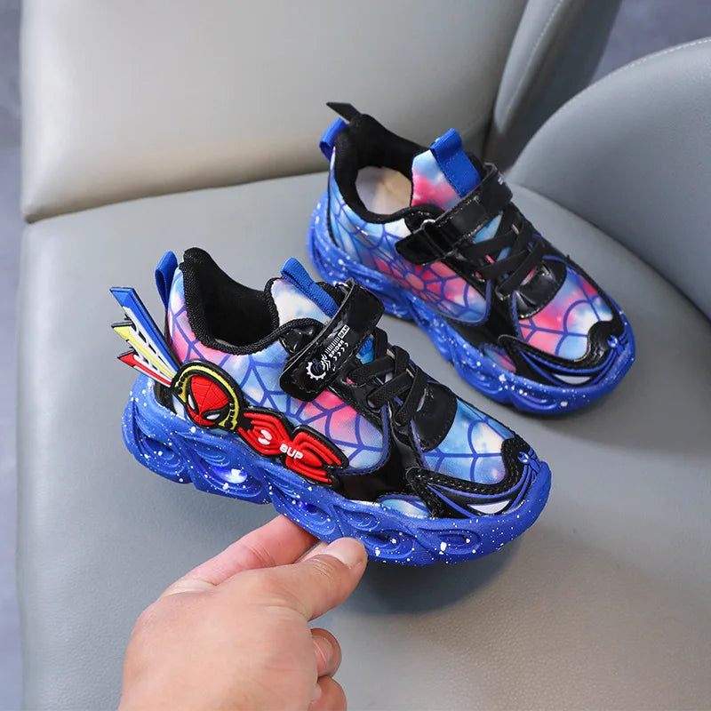 Disney Cartoon Children Luminous Shoes For Kids Sneakers