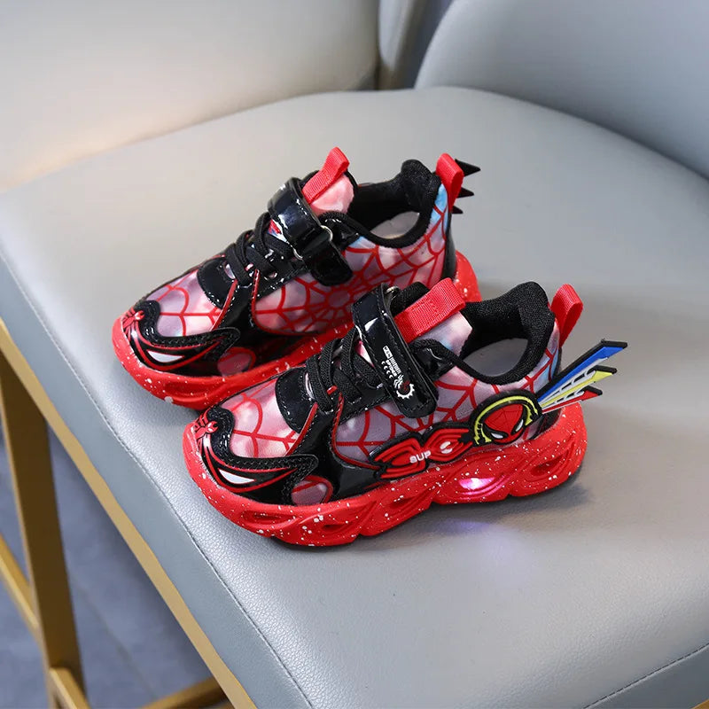 Disney Cartoon Children Luminous Shoes For Kids Sneakers
