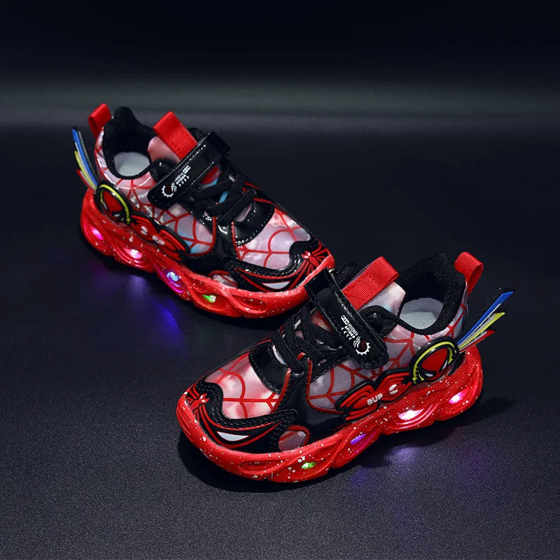Disney Cartoon Children Luminous Shoes For Kids Sneakers