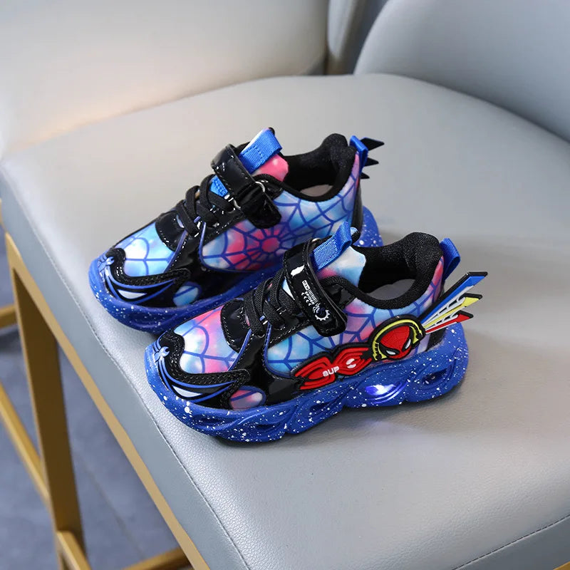 Disney Cartoon Children Luminous Shoes For Kids Sneakers