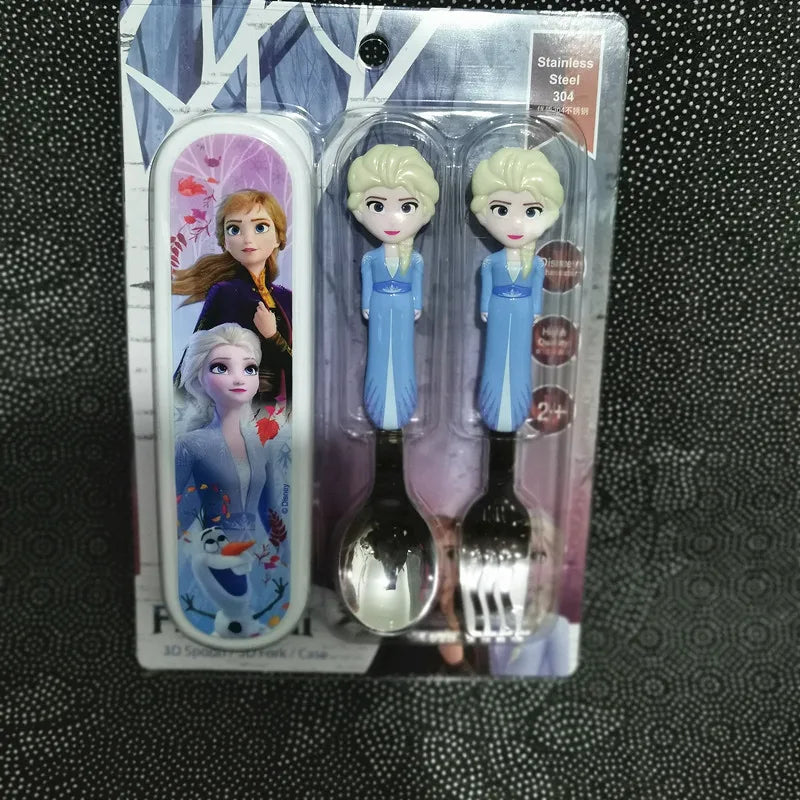 Disney Frozen Elsa Princess Spoon Baby Feeding Cute