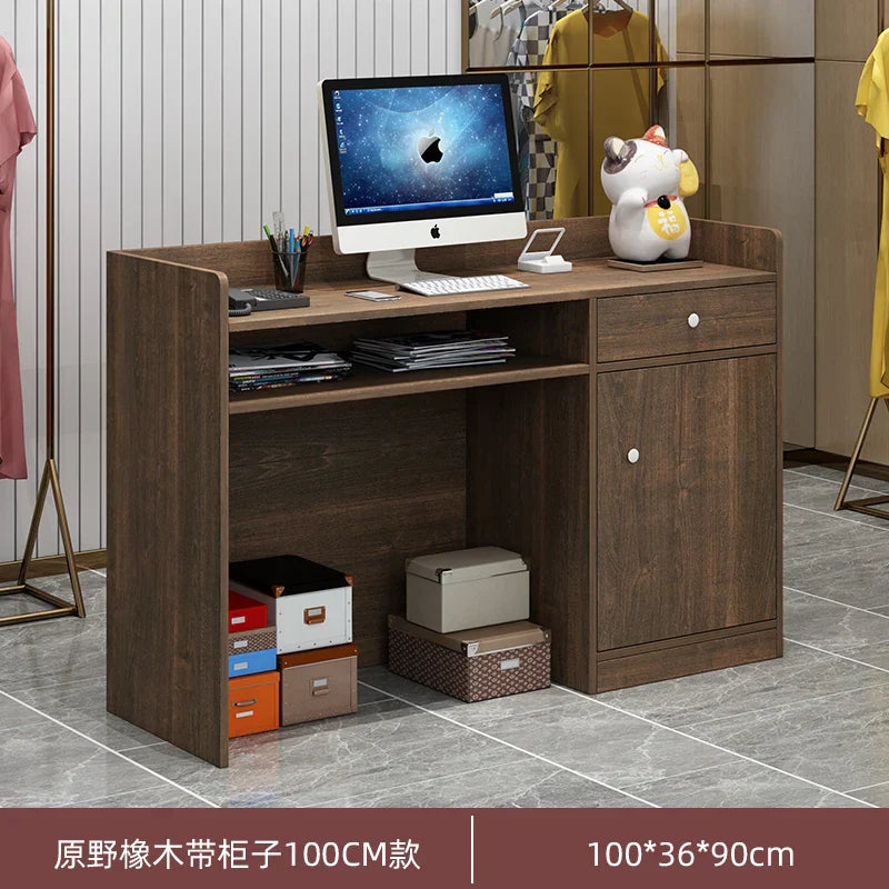 Display Cabinet Reception Desks Tall Bar Counter Beauty