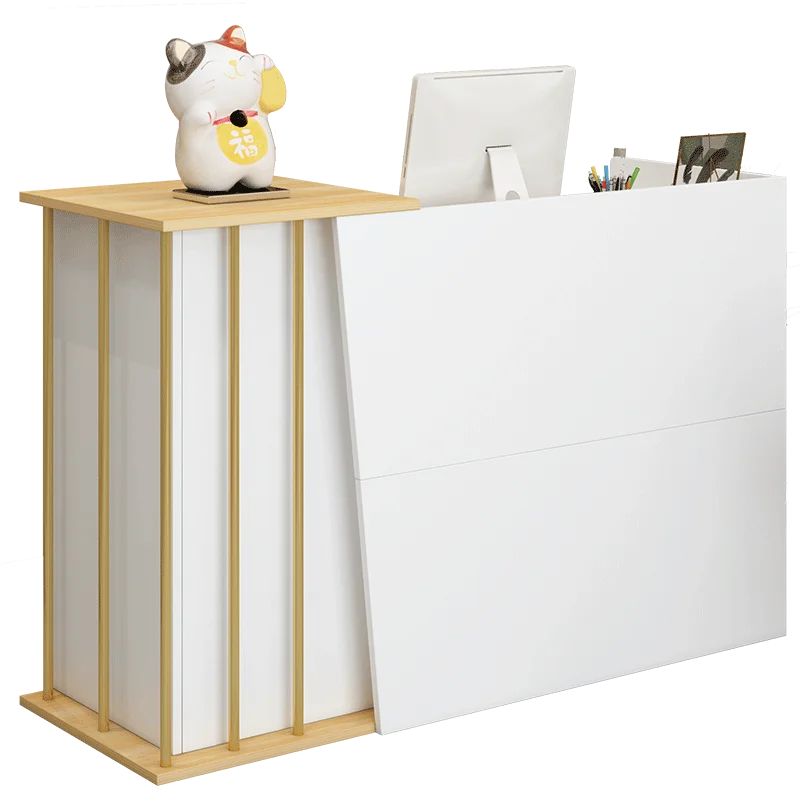 Display Cabinet Reception Desks Tall Bar Counter Beauty