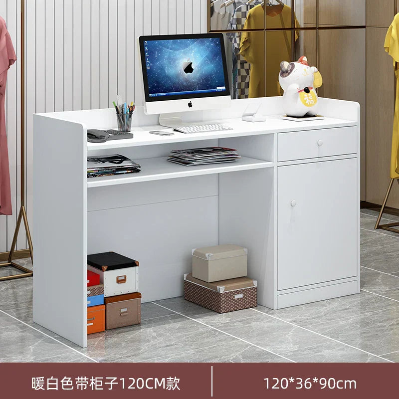 Display Cabinet Reception Desks Tall Bar Counter Beauty