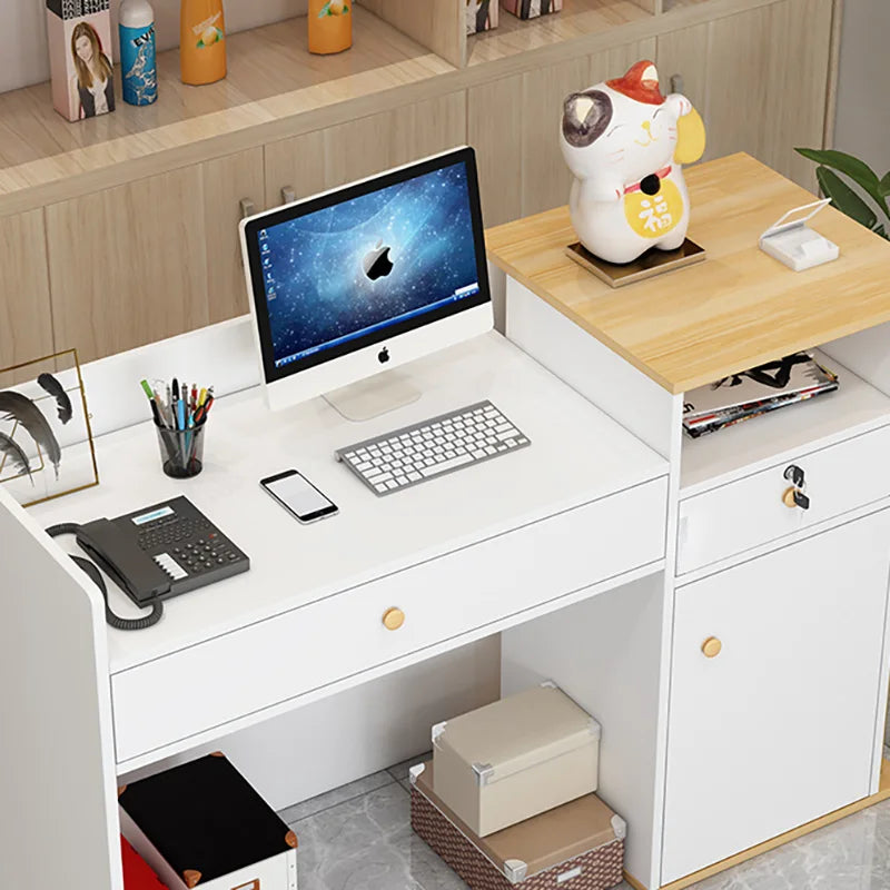 Display Cabinet Reception Desks Tall Bar Counter Beauty