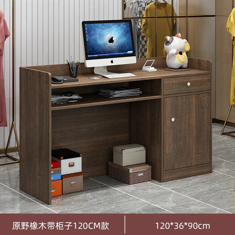 Display Cabinet Reception Desks Tall Bar Counter Beauty
