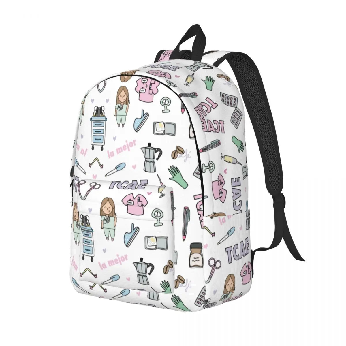 Doctor Nurse Enfermera En Apuros Backpack for Men