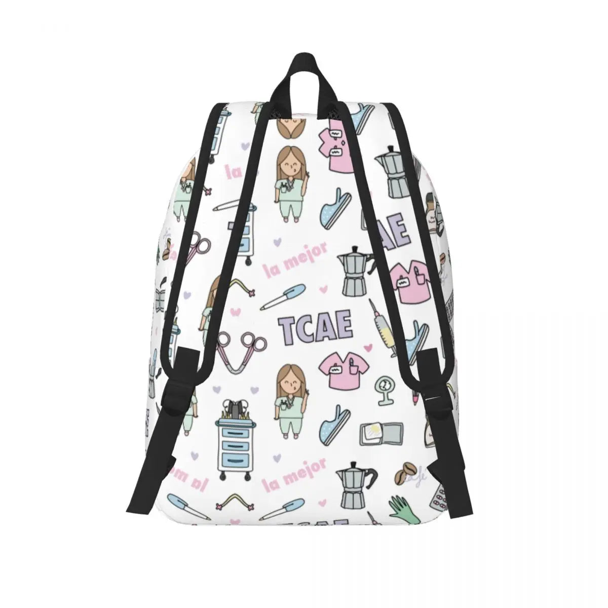 Doctor Nurse Enfermera En Apuros Backpack for Men