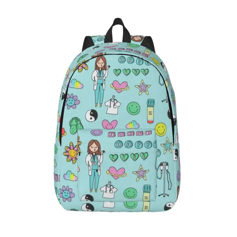 Doctor Nurse Enfermera En Apuros Backpack for Men