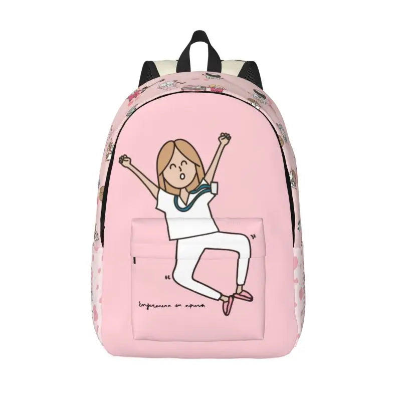 Doctor Nurse Enfermera En Apuros Backpack for Men