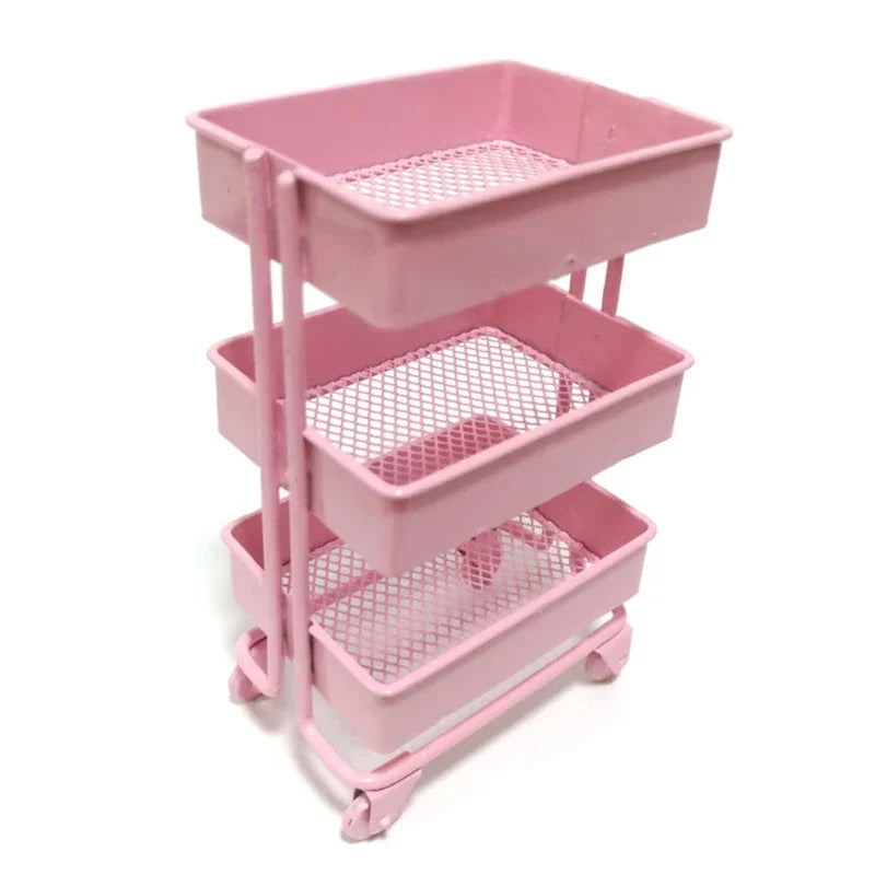 Dollhouse Furniture Accessories Miniature Iron Shelf Bookshelf
