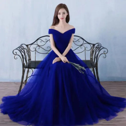 DongCMY New Elegant Off Shoulder Party Dresses Formal