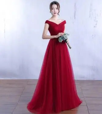 DongCMY New Elegant Off Shoulder Party Dresses Formal