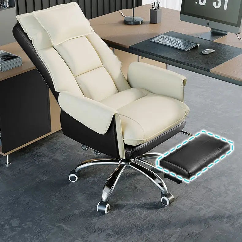 Double Backrest Office Chair Rotatable Adjustable Computer Sofa