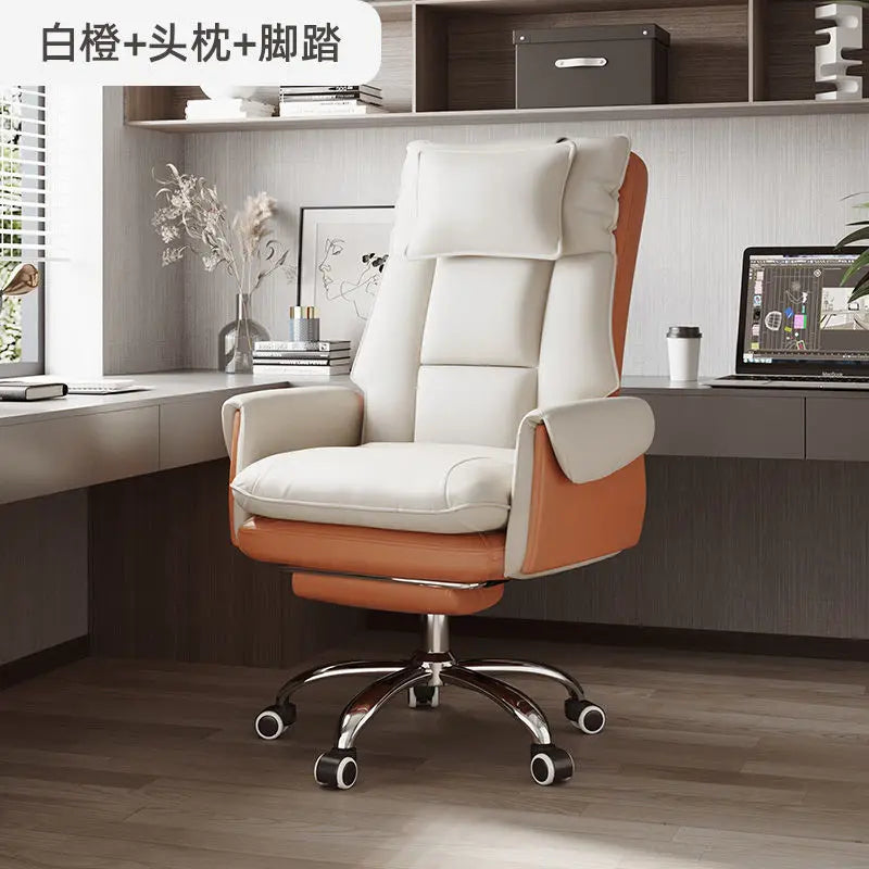 Double Backrest Office Chair Rotatable Adjustable Computer Sofa