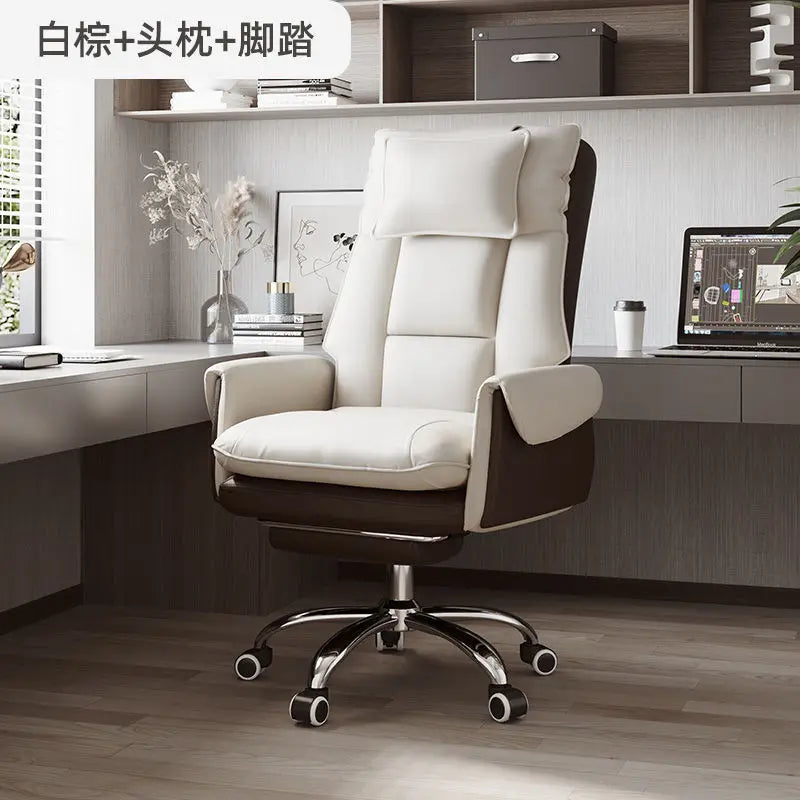 Double Backrest Office Chair Rotatable Adjustable Computer Sofa