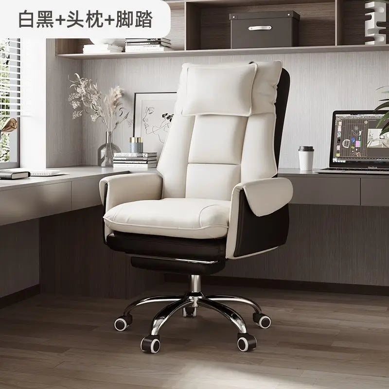 Double Backrest Office Chair Rotatable Adjustable Computer Sofa