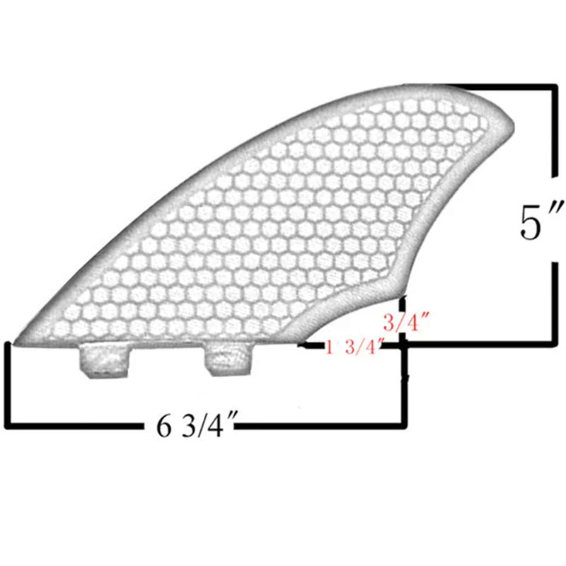 Double Tabs Fins Surfboard Fins Double Tabs Keel